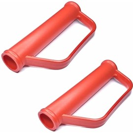 cyclingcolors 2 x Sack Truck Handles for Sack Truck Wheelbarrow Bar Handles 25 mm x 175 mm Red