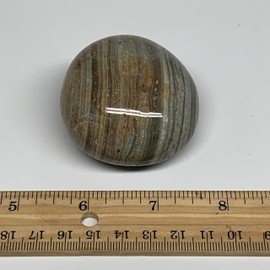 139.6g, 2.2"x2.1"x1.3"Ocean Jasper Palm-Stone or ocean orbicular jasper Crystal Gallet Gemstones @Madagascar, B30728