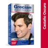 Grecian Express Tinte Colorante Para Hombre Castaño Oscuro Paquete de