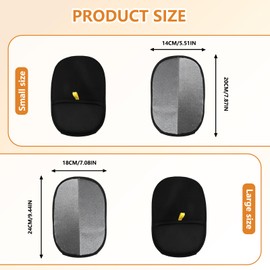 Pet Hair Remover Electrostatic Gloves, Pet Grooming Glove, Remove Static and Brush, Reusable Double Sided Electrostatic Hair Remover, Easy to Clean for Cats and Dogs (Large)