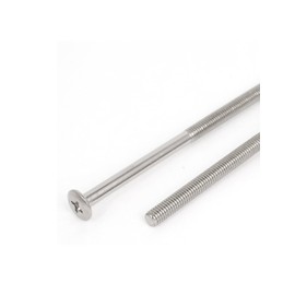 uxcell M6x110mm Male Thread Phillips Flat Head Bolt Screw Suitable for Double Bed Furniture TV Rack Wall Hanging 10pcs