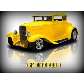 1931 Ford Coupe Hot Rod NEW METAL SIGN: 9 x 12" & Free Shipping