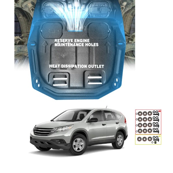 Atoksouk Engine Splash Guard For Honda CR-V 2012-2014 Under Engine