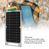 12W Solar Panel Monocrystalline Silicon Waterproof Portable Solar Panel with