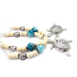 Sea Turtle Curtain Tiebacks - Pair of Curtain Tie Backs for Beach House - Curtain Holdbacks