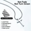 Yooblue Cross Necklace for Men - Cross Chain for Men,