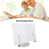 Book Reading Stand Foldable 360 Degree Rotating Book Stand Acrylic