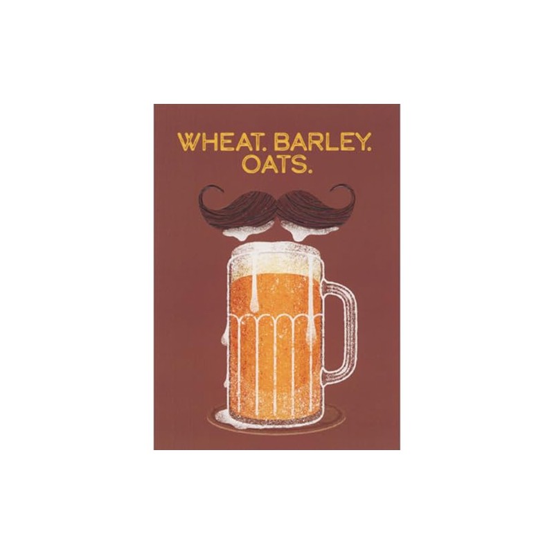 Mustache And Mug - Avanti A*Press Birthday Card