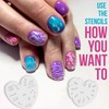 Custom Body Art Airbrush Nail Stencils - Design Series Set