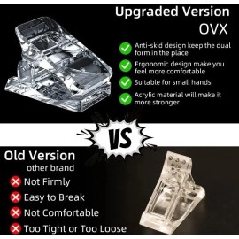 Unbranded 20Pcs Nail Tips Clip Nail Gel Quick Building Set DIY Nail Art Tips Extension Kit