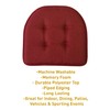 Sweet Home Collection Chair Cushion Memory Foam Pads Tufted Slip