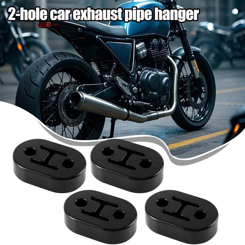 Exhaust Hanger Kit | Shock-Absorbing Double-Hole Exhaust Bracket | Anti-ScratchAutomotive