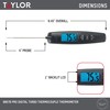 Taylor Precision Products - Termómetro digital de lectura turbo con