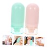 Housoutil 4pcs Portable Lotion Containers Travel Bottle for Skin Care
