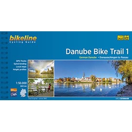 Cycling Guide Danube Bike Trail 1: Part 1: German Danube. From Donaueschingen to Passau. 1:50.000, 600 km