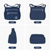 KXF Women's Crossbody Bag Waterproof Nylon Casual Shoulder Bag Messenger