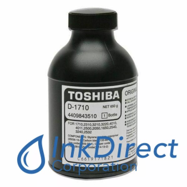 For Toshiba 1 Bottle- Genuine Toshiba D1710 D-1710 Developer Black