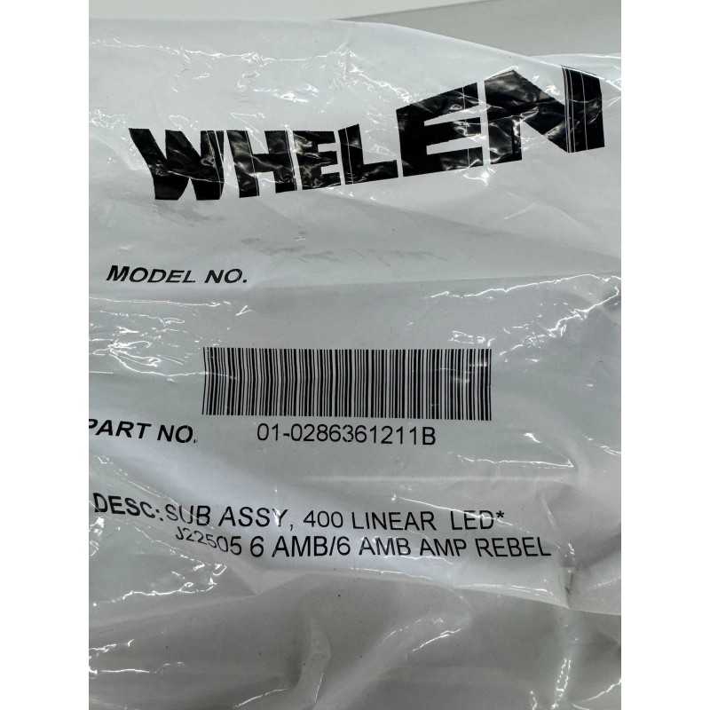 Whelen Part # 01-0286361211B 400 LINEAR LED AMB AMP REBEL