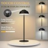 Moragin 2 Pack Led Cordless Table Lamps Rechargeable, Battery Operated-IP65