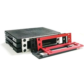 2.5 inch Solid State Hard Disk SSD Aluminium Alloy Bracket ITX Computer case Built-in PC SSD HDD Bracket 3 Bays SATA PATA Computer Hard Disk Rack Docking Station Base