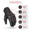 Oro Biker Motorbike Gloves Premium Leather Motorcycle Motorbike Gloves Touch