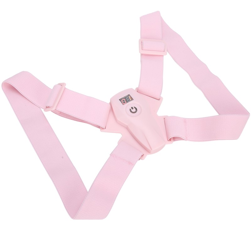 Back Posture Corrector Straightener Intelligent Sensor Humpback Correction TrainerPink