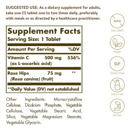 Vitamina Escaramujo 500 250 Tabletas Sabor Sem