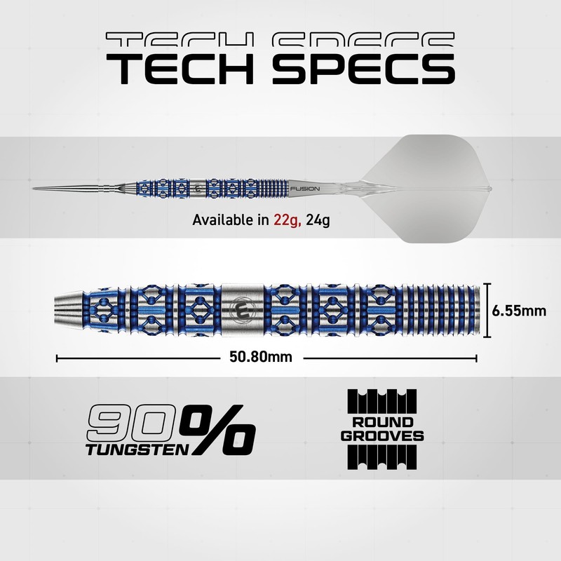 WINMAU | Lunaris | 22g | Tapered | Steel Tip