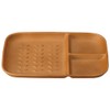 Masakazu NH home Wood Grain Toast Plate (CC) Natural Size: