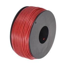 sourcing map 20AWG Wire 20 Gauge Stranded Wire PVC Hookup Wire 30M/100ft Red, Electrical Wire UL1007 Spool Tinned Copper Wire for Internal Connecting Wire, Marine