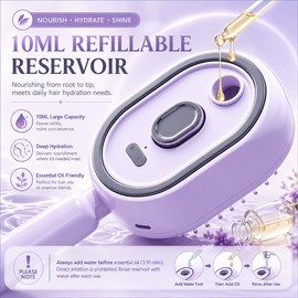 Electric Spray Air Cushion Massage Comb, Self-Clean Hair Detangler Brush