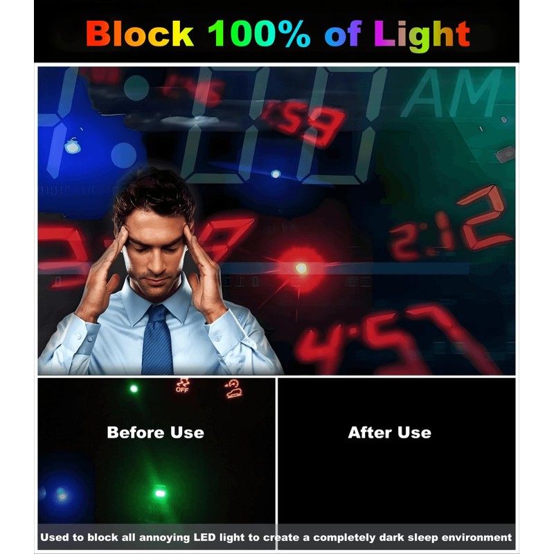 Blackout Tape 2inch x 66 Feet Light Blocking Sticker 100%