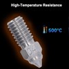 0.4mm Nozzles Kit High Flow High Temp Resistant Stainless Steel