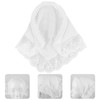Ipetboom French Headband Scarf Women Pastoral Lace Headscarf Hair Accessory