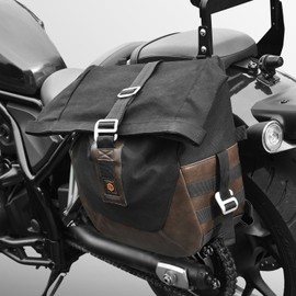 Lorababer Motorcycle Quick Release Retro Saddlebag Side Saddle Bag Travel Touring Luggage Tool Bag for Rebel 1100 500 300 CMX300 CMX500 CMX1100 CM1100 CM500 CM300 (Only Bag)