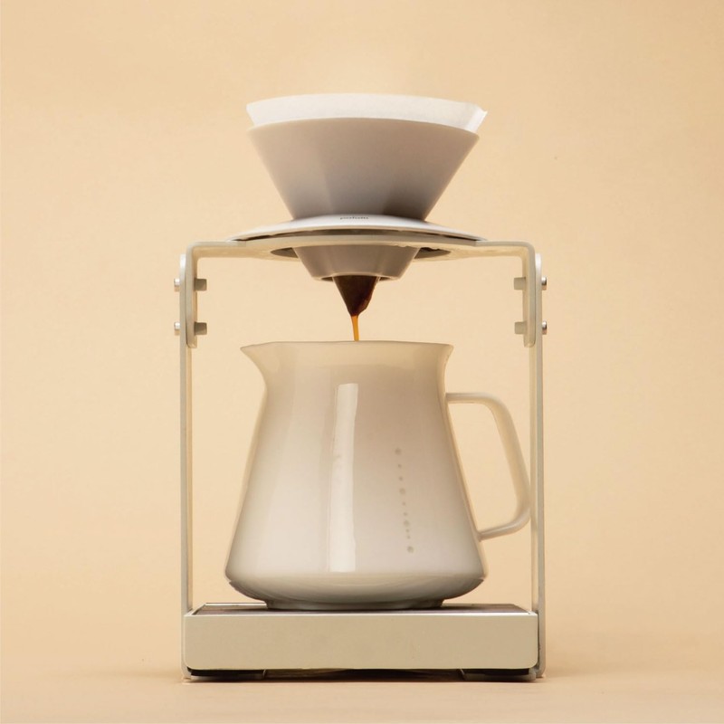 palatti Mist Porcelain Pour Over Coffee Dripper, Ceramic Pour Over
