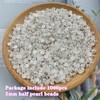 1000pcs 5mm Half Pearl Beads Flatback Pearl Beads Half Round