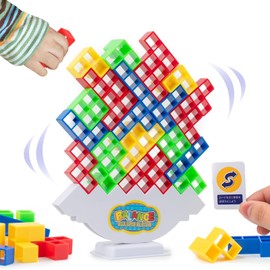Balance Game (Recommended by Educational Professionals) 3D Blocks Toy (Genuine Japanese Product) Educational Toys, 3 Years, 4 Years, 5 Years, 6 Years Old, Elementary School Students, Passed Food