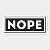Nope Funny Meme Vinyl Sticker