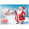 MyPuzzle Santa Claus and Reindeer in the Winter Village -
