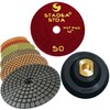 STADEA Premium Grade Wet 4" Diamond Polishing Pads Set +