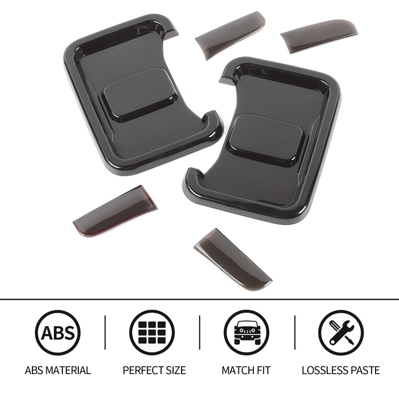 CheroCar for JT Tail Light Cover Guard Trim Frame Bezels
