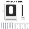 6Pcs Metal Mirror Clips for Wall Mounting, Mirror Holder Clips