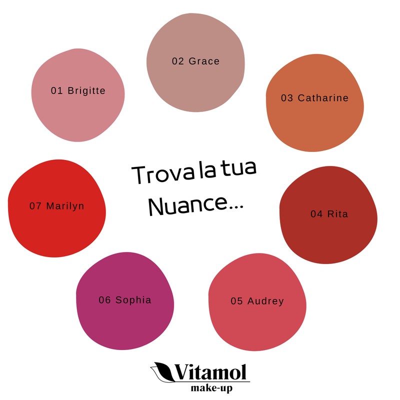 Vitamol Make up Diva Pure Lipstick Semi-Matte Lipstick Intense Organic