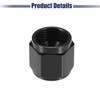 X AUTOHAUX AN10 Universal Flare Cap Fitting Adapter Black -