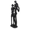 AB Tools Family of 3 Piggy Back Silhouette Figurine Statue