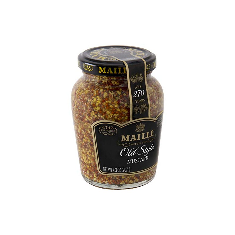 Maille Maille Mustard, Old Style, 7.3 oz (Pack of 6)