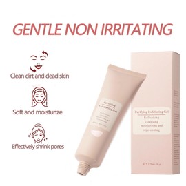 Purifying Exfoliating Gel, Gentle Face Purifying Enzymes Exfoliating Gel, Exfoliator Cleanser, Gentle Exfoliator Gels for Skin Deep Cleansing