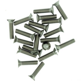 M8 (8mm x 12mm) Slot Countersunk Machine Screw (Bolt) - Stainless Steel (A2) (Pack of 20)