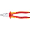 Knipex High Leverage Combination Pliers chrome-plated, insulated with multi-component grips,
